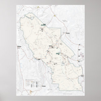 Nationalparken Dödsdalen Poster