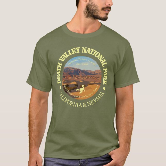 Nationalparken Dödsdalen T-shirt (Framsida)