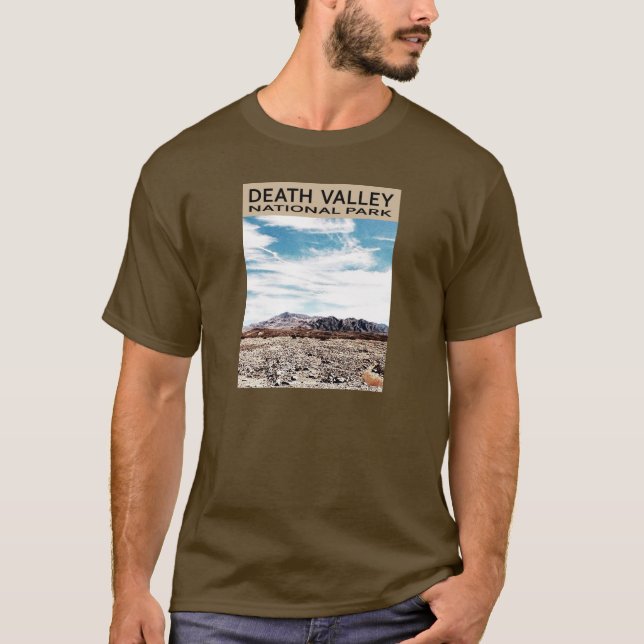 Nationalparken Dödsdalen Tee Shirt (Framsida)