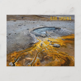 Nationalparken Ear Vår Yellowstone Vykort