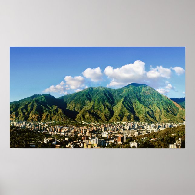 Nationalparken El Ávila, Caracas, Venezuela -16:9- Poster (Framsidan)
