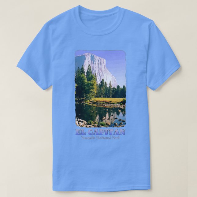 Nationalparken El Capitan Yosemite T Shirt (Design framsida)