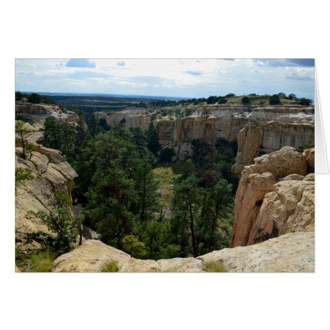 Nationalparken El Morro, New mexico OBS Kort (Framsidan Horizontal)
