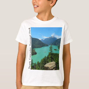 Nationalparken för bergsområden i Sjö T Shirt