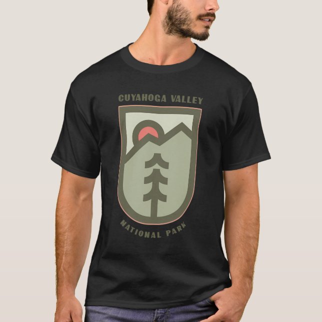 Nationalparken för familjen Vacation Gift Cuyahoga T Shirt (Framsida)