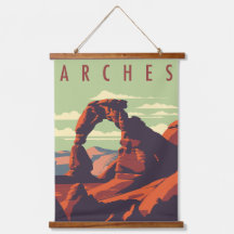 Nationalparken för moderna Arches i mitten av århu