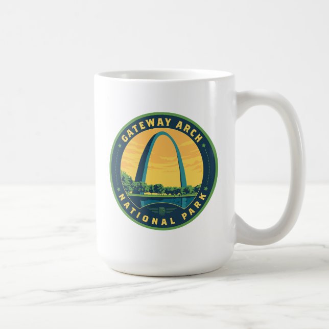 Nationalparken Gateway Arch Kaffemugg (Höger)