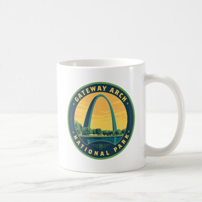 Nationalparken Gateway Arch Kaffemugg (Höger)