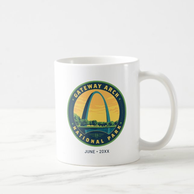 Nationalparken Gateway Arch Kaffemugg (Höger)