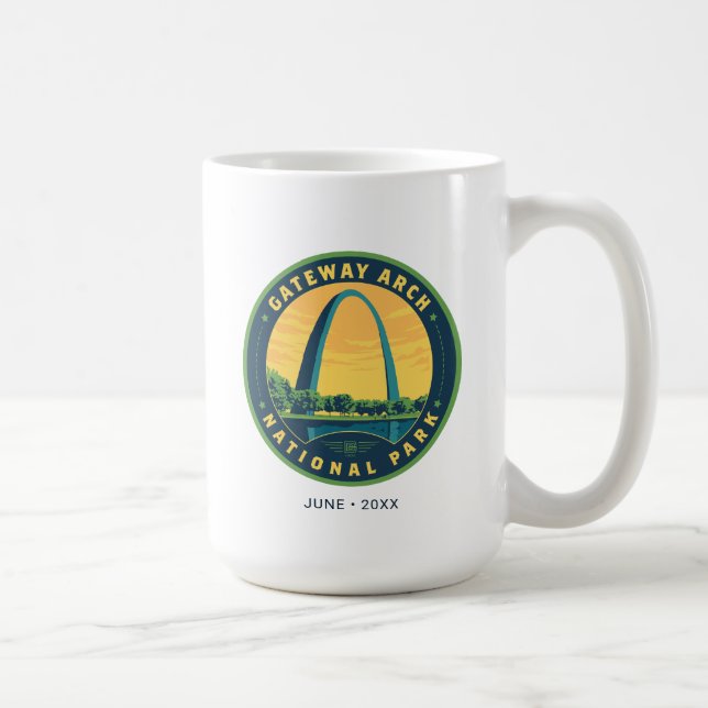 Nationalparken Gateway Arch Kaffemugg (Höger)