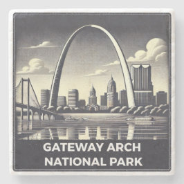 Nationalparken Gateway Arch Stenunderlägg