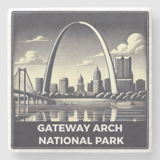 Nationalparken Gateway Arch Stenunderlägg