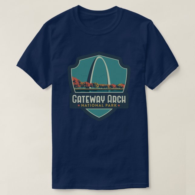 Nationalparken Gateway Arch T Shirt (Design framsida)
