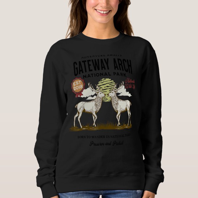 Nationalparken Gateway Arch T Shirt (Framsida)
