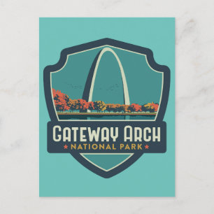 Nationalparken Gateway Arch Vykort