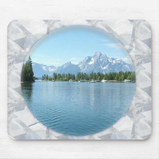 nationalparken Grand Teton i ram Musmatta (Framsidan)