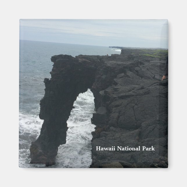 Nationalparken Hawaii Attraktion Magnet (Framsidan)