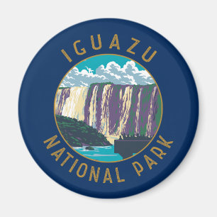 Nationalparken Iguazu Argentinas utstressade cirke Magnet