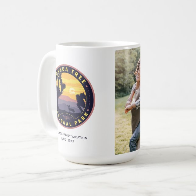 Nationalparken Joshua Träd Kaffemugg (Framsida vänster)