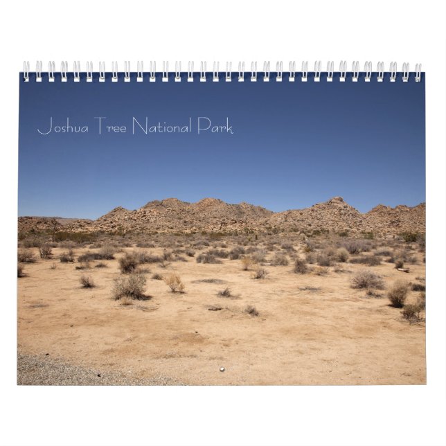 Nationalparken Joshua Träd Kalender (Omslag)