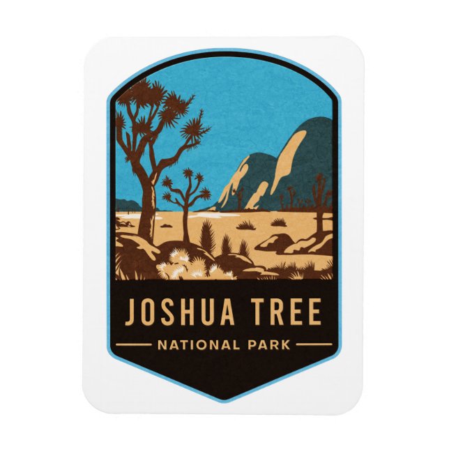 Nationalparken Joshua Träd Magnet (Vertikal)