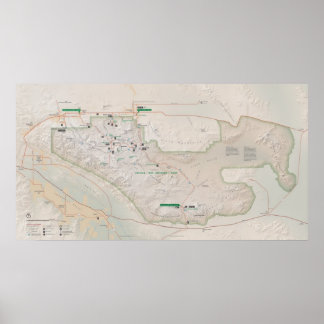 Nationalparken Joshua Träd Poster