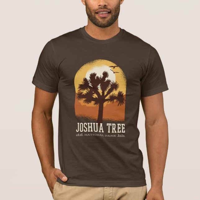 Nationalparken Joshua Träd T Shirt (Framsida)