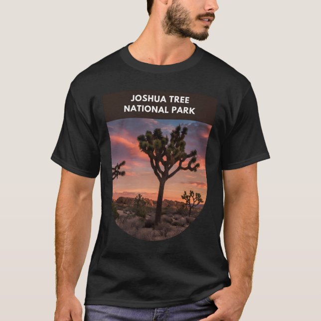 Nationalparken Joshua Träd T Shirt (Framsida)