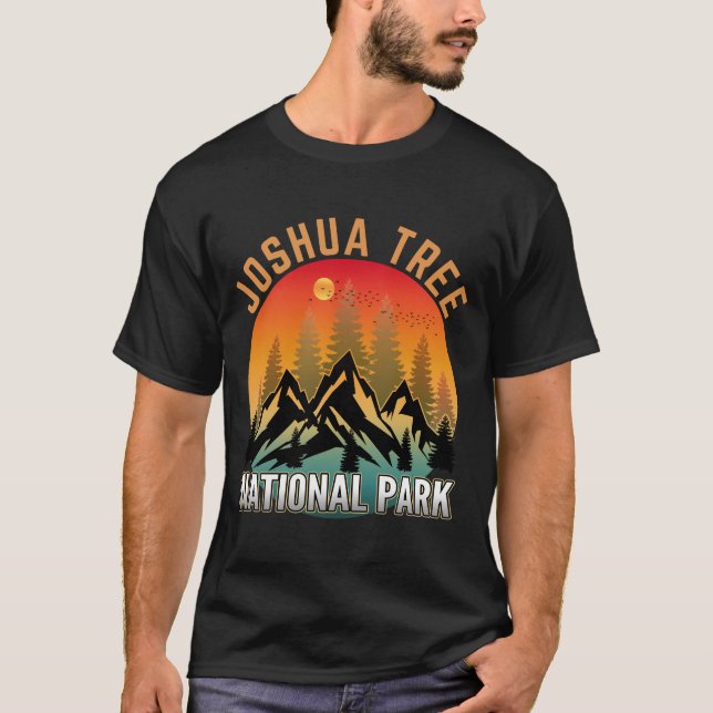 Nationalparken Joshua Träd T Shirt (Framsida)