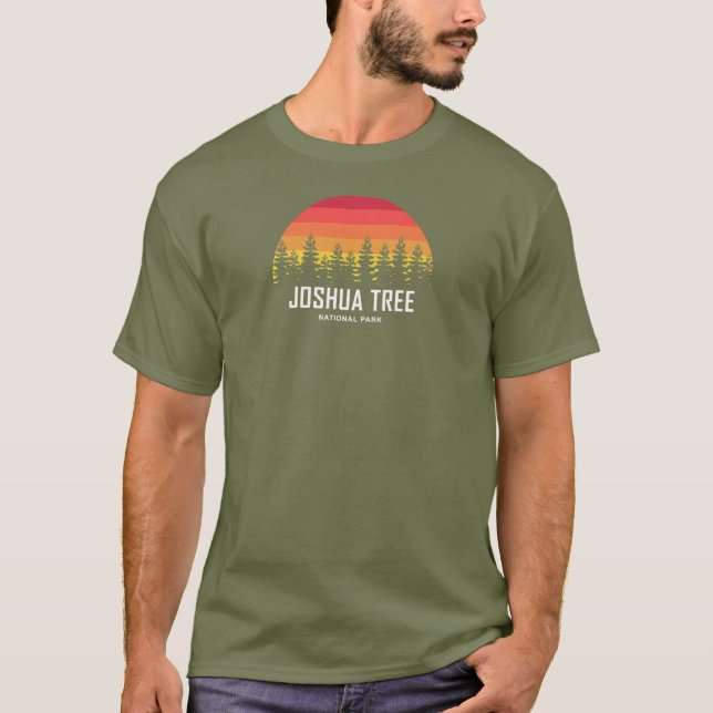Nationalparken Joshua Träd T Shirt (Framsida)