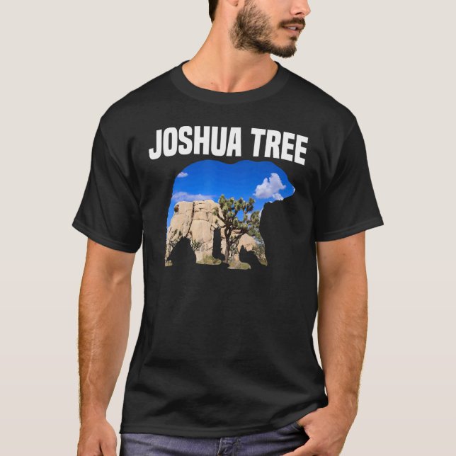 Nationalparken Joshua Träd T Shirt (Framsida)