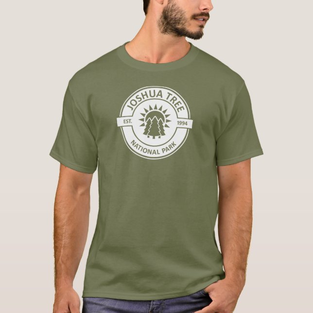 Nationalparken Joshua Träd T Shirt (Framsida)