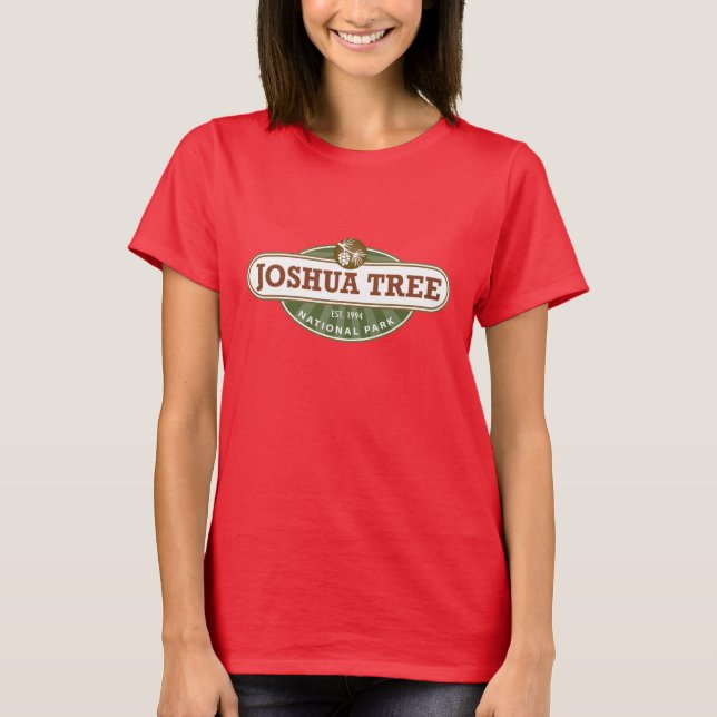 Nationalparken Joshua Träd Tee Shirt (Framsida)