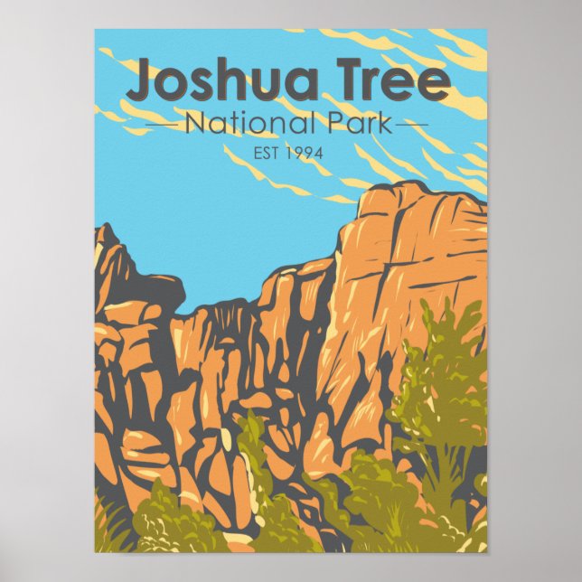 Nationalparken Joshua Träd, Underbara Burrito Poster (Framsidan)
