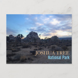 Nationalparken Joshua Träd Vykort