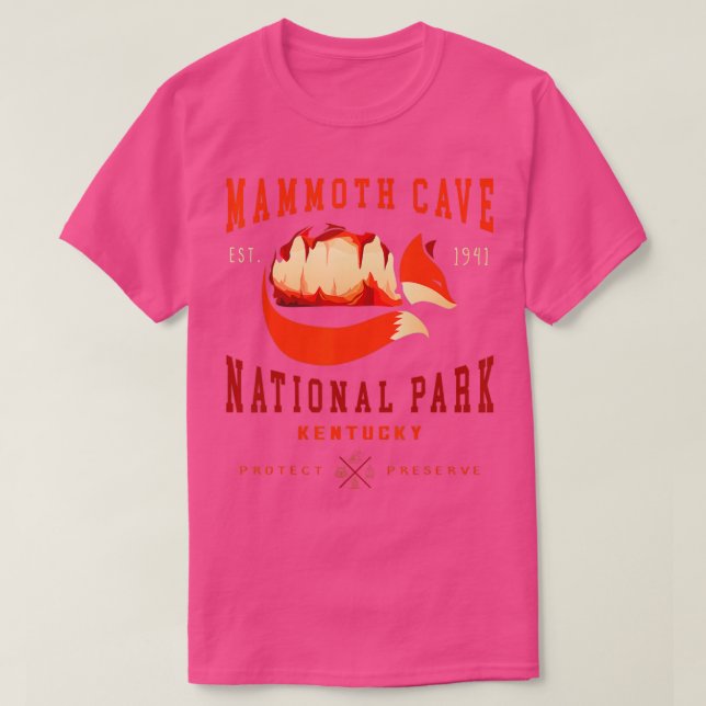 Nationalparken Kentucky Mammoth Cave T Shirt (Design framsida)