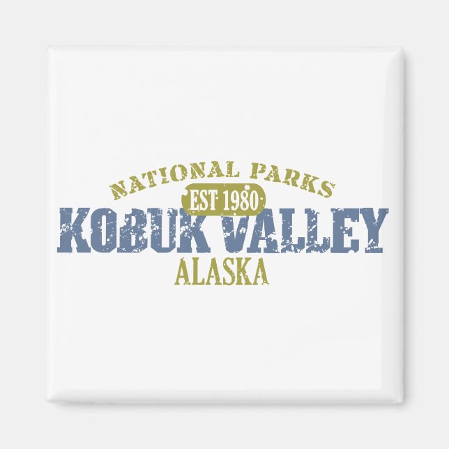 Nationalparken Kobuk Valley Magnet (Framsidan)