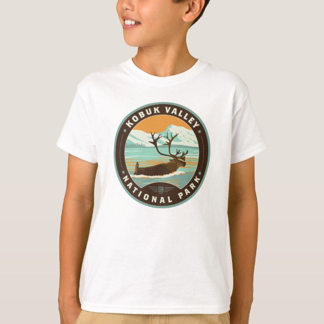 Nationalparken Kobuk Valley T Shirt (Framsida)