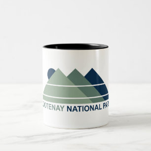 Nationalparken Kootenay Mountain Sol Två-Tonad Mugg