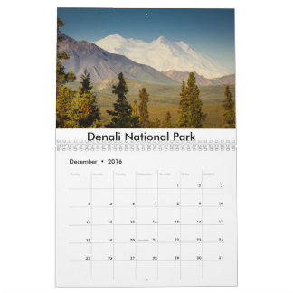 Nationalparken landskap kalender