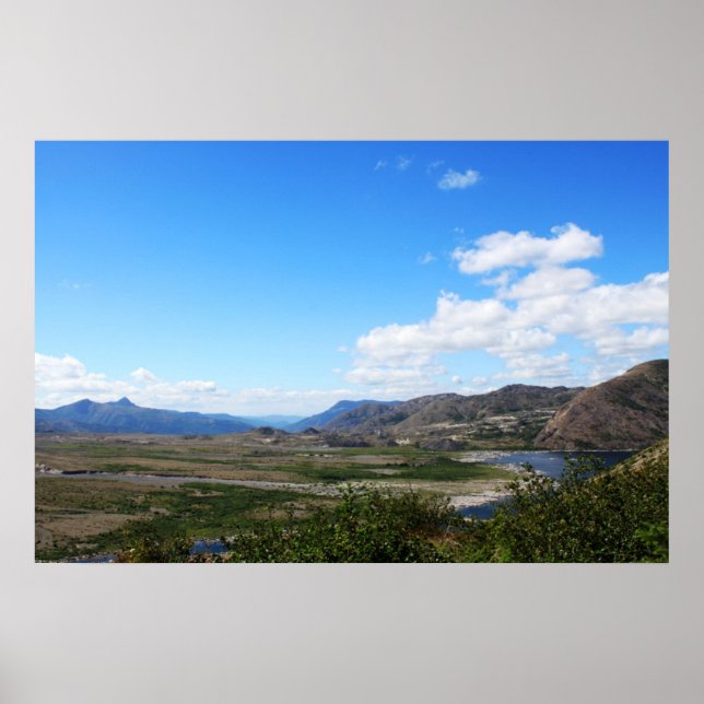Nationalparken, landskapsfotografi poster (Framsidan)