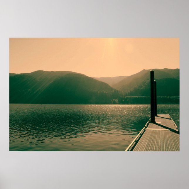 Nationalparken, landskapsfotografi poster (Framsidan)