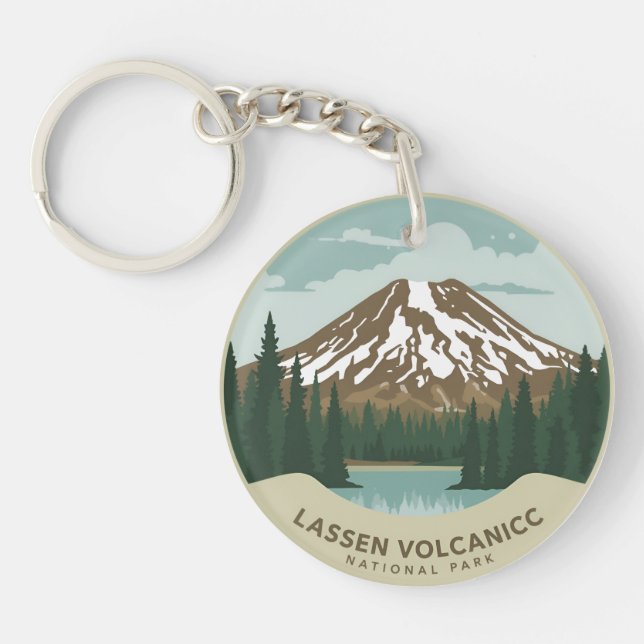 Nationalparken Lassen Volcanic (Framsidan)