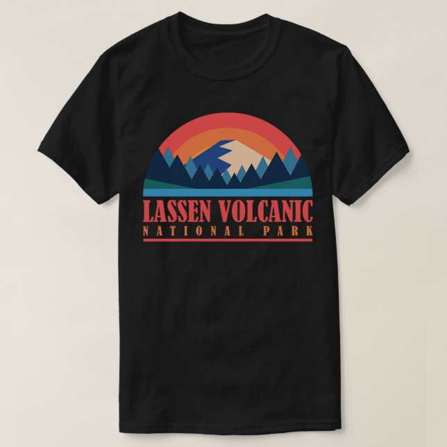 Nationalparken Lassen Volcanic 1 T Shirt (Design framsida)