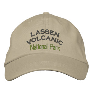 Nationalparken Lassen Volcanic Broderad Keps