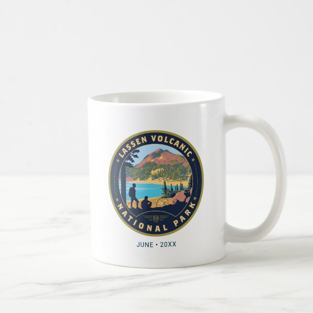 Nationalparken Lassen Volcanic Kaffemugg (Höger)