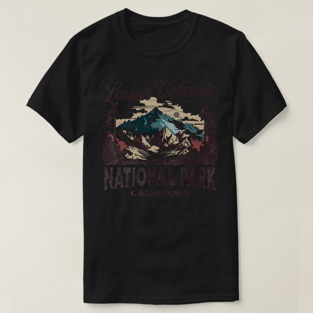Nationalparken Lassen Volcanic T Shirt (Design framsida)