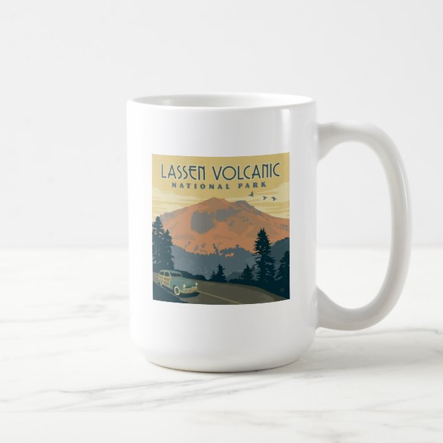 Nationalparken Lassen Volcanic | Väg Resa Kaffemugg (Höger)