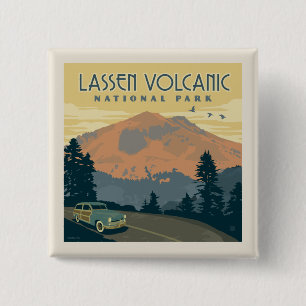 Nationalparken Lassen Volcanic Väg Resa Knapp