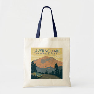 Nationalparken Lassen Volcanic Väg Resa Tygkasse